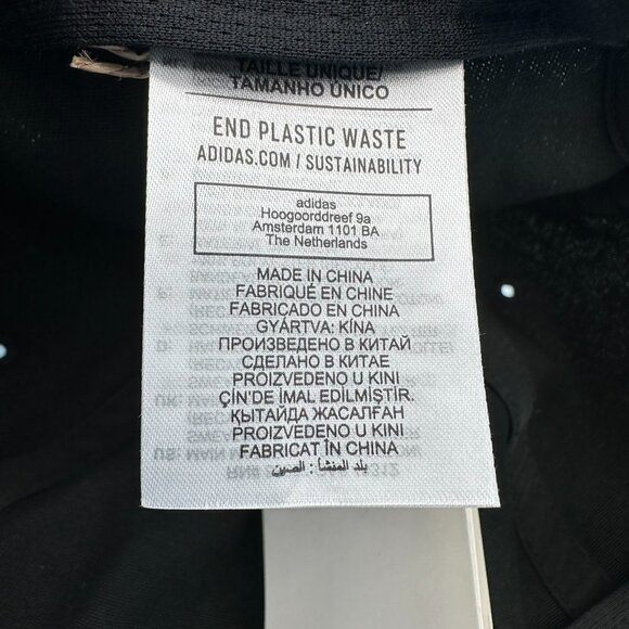 adidas Women's "I'm Not the Cart Girl Golf" Adjustable Strap Hat, OSFW, Black - Picture 9 of 14